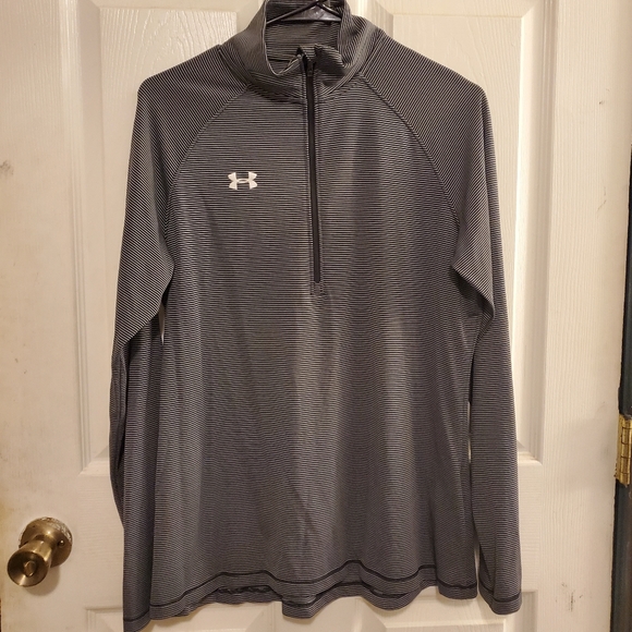 UnderArmour men's lightweight long sleeve zip pullover - Picture 1 of 3